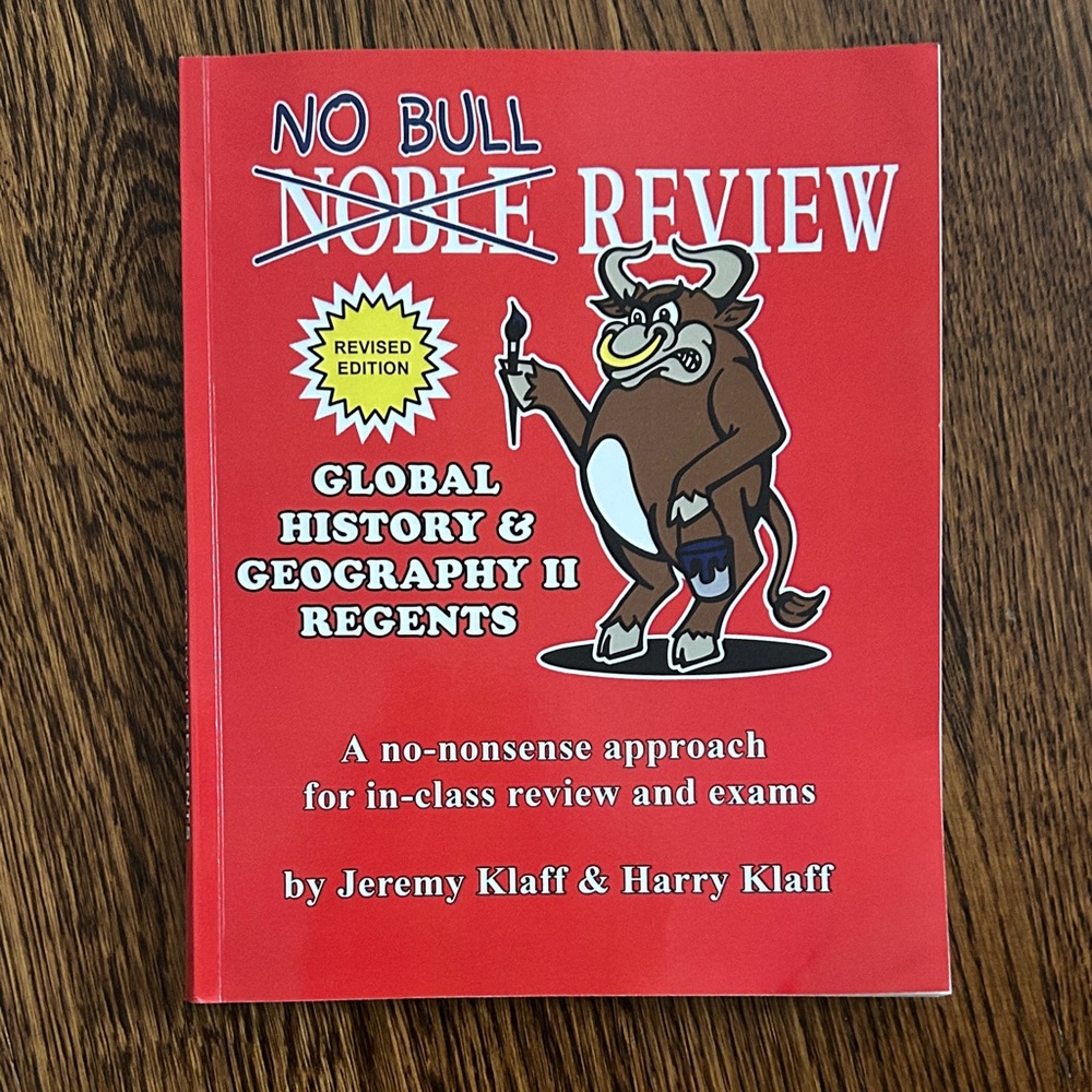 No Bull Review Global History & Geography II Book